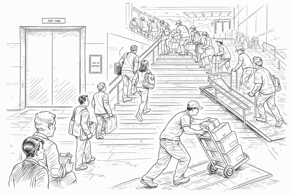 エレベーターが無くなったら