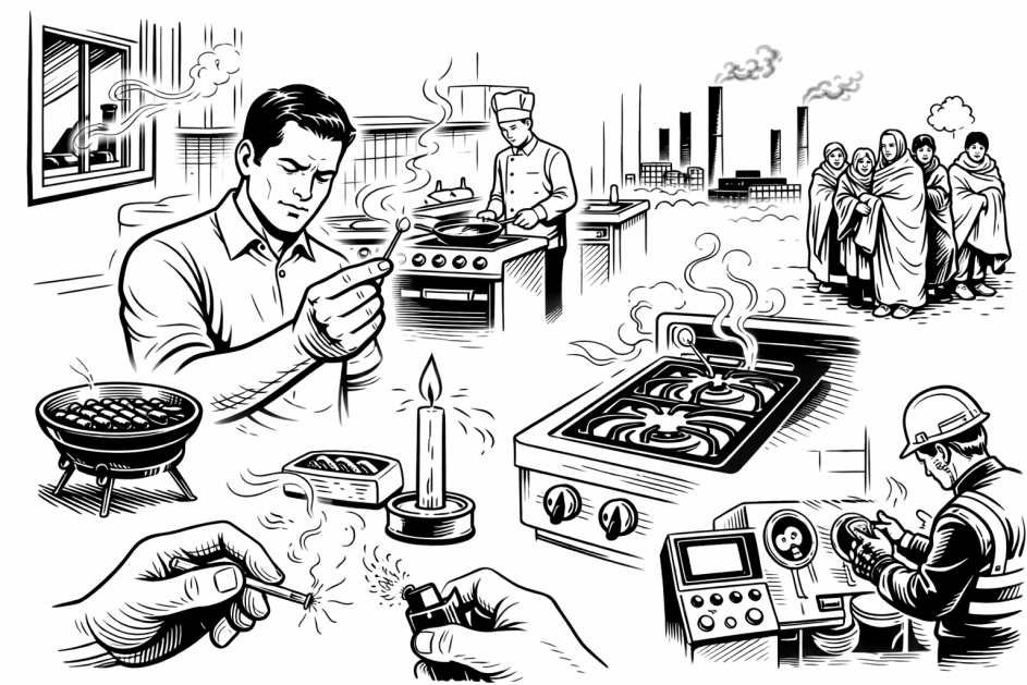 火がなくなったら